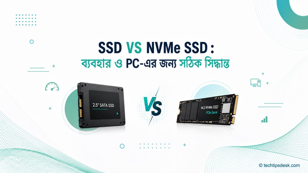 SSD vs NVMe SSD