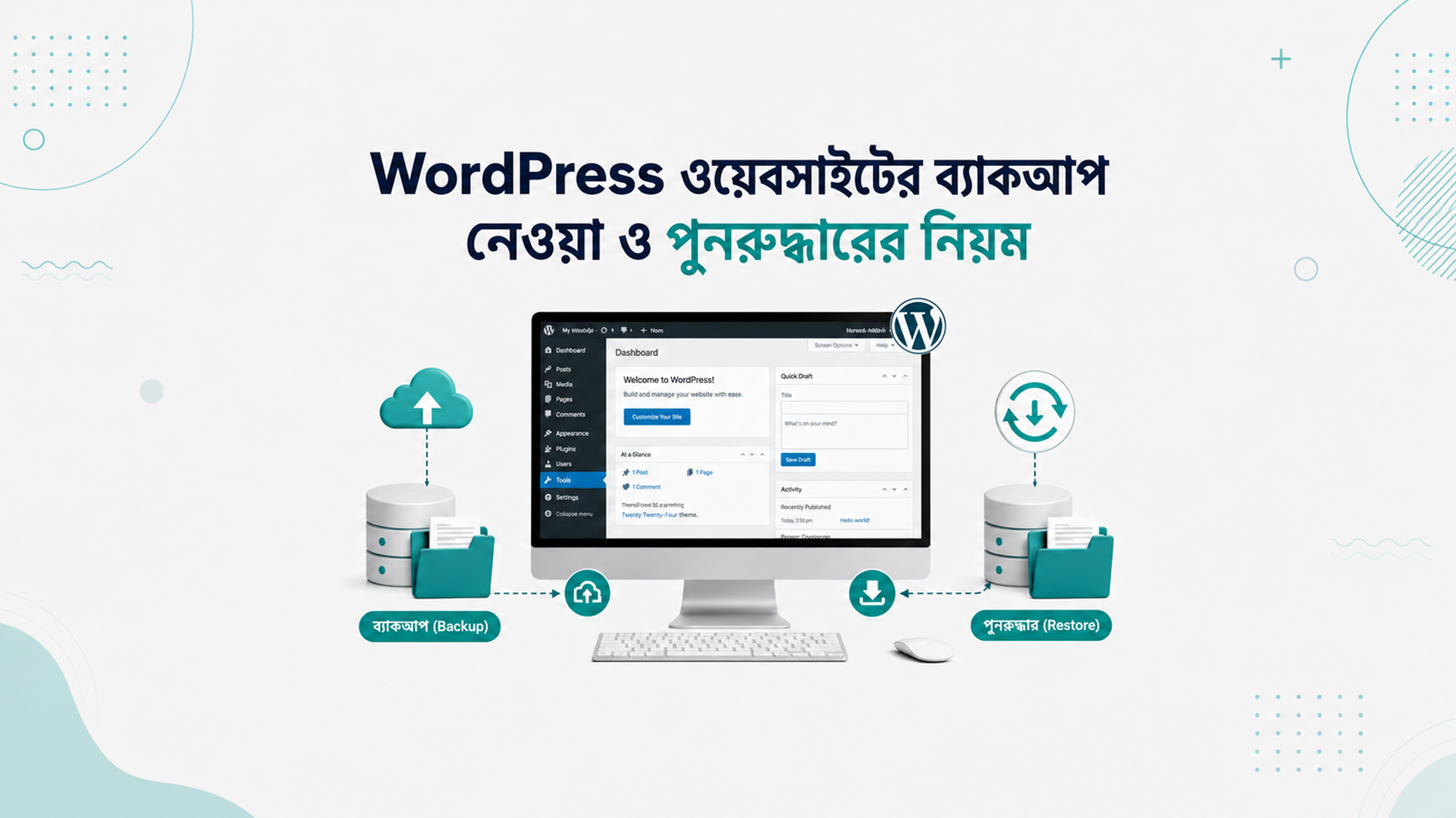 WordPress ওয়েবসাইট ব্যাকআপ