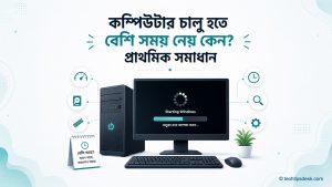 কম্পিউটার চালু হতে বেশি সময় নেয় কেন—কারণ শনাক্ত ও সমাধানের উপায়