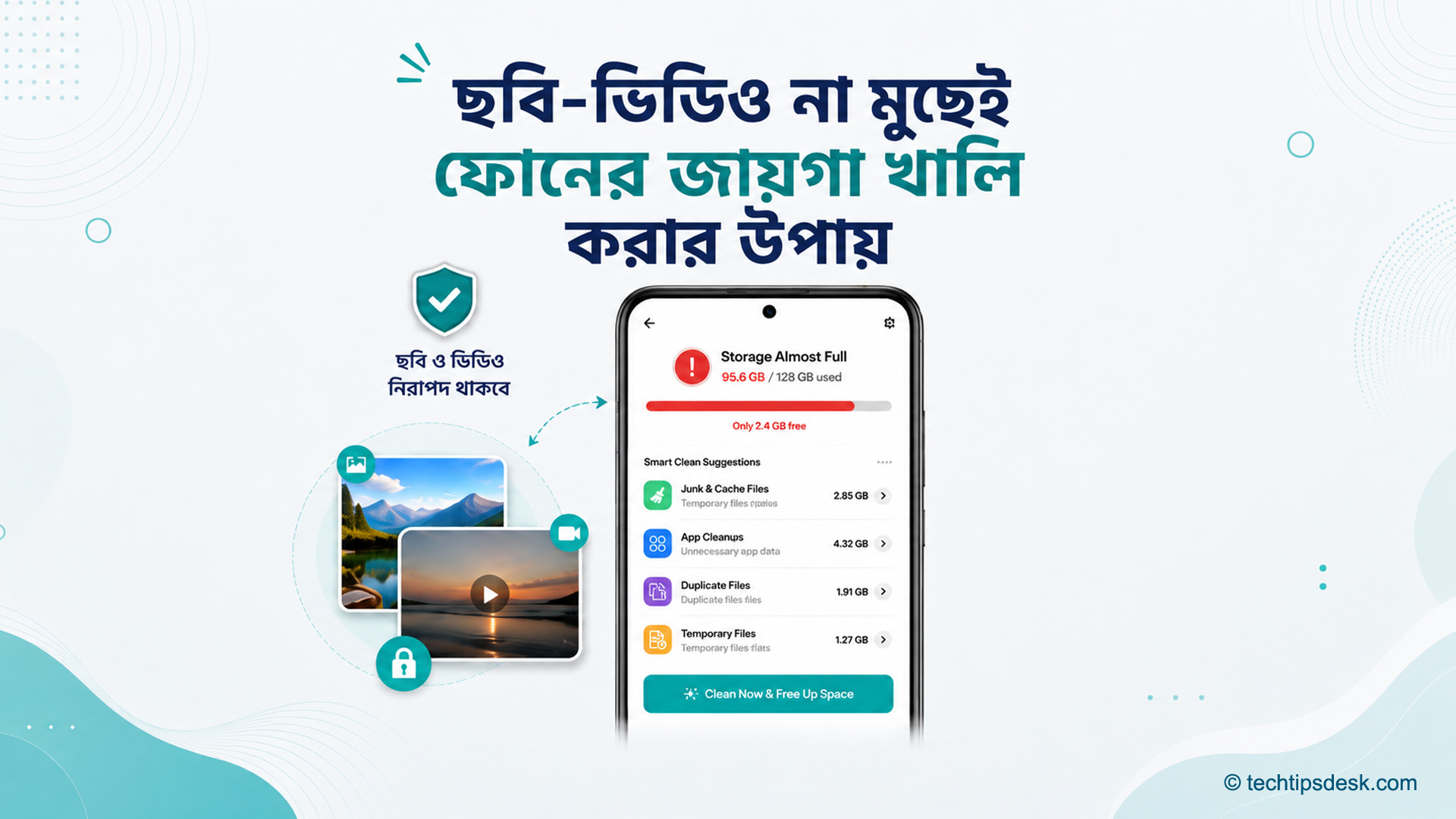 ছবি-ভিডিও না মুছেই মোবাইলের স্টোরেজ বাড়ান