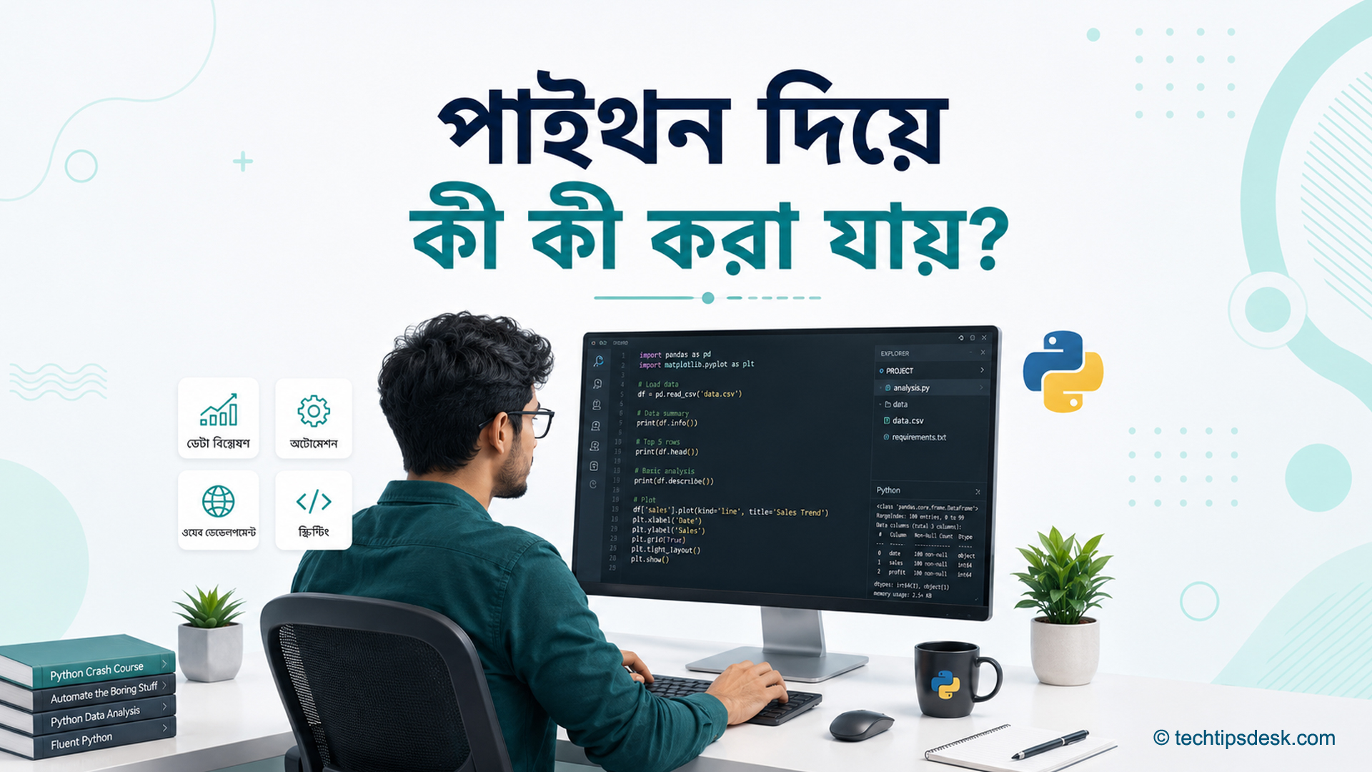 পাইথন দিয়ে কী কী করা যায়