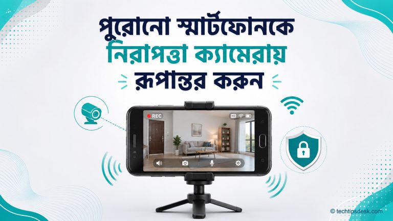 পুরোনো স্মার্টফোনকে নিরাপত্তা ক্যামেরায় রূপান্তর