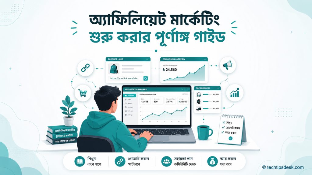 বাংলাদেশে অ্যাফিলিয়েট মার্কেটিং শুরু করার ধাপে ধাপে পূর্ণাঙ্গ গাইড